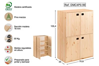 Astigarraga Kit Line estantería modular 4 puertas Dinamic – foto 6