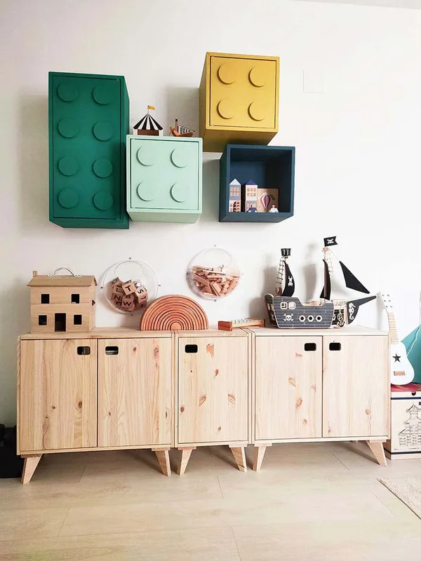 Astigarraga Mueble Dinamic 1 puerta módulo vertical pino macizo