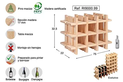Astigarraga Kit Line botellero Rioja para 9 botellas – foto 6