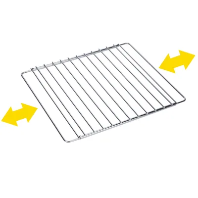 Sauvic Rejilla para horno cromada extensible 38,5-55 cm – foto 2