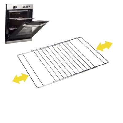 Sauvic Rejilla para horno cromada extensible 38,5-55 cm – foto 3