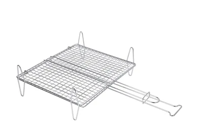 Sauvic parrilla abombada para carne o pescado 30x35 cm