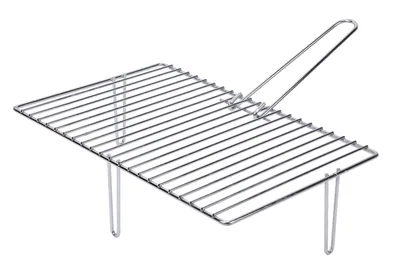 Sauvic 02864 parrilla de chimenea con 3 patas 466x280 mm