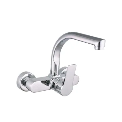 EDM 01145 grifo monomando fregadero caño alto empotrado