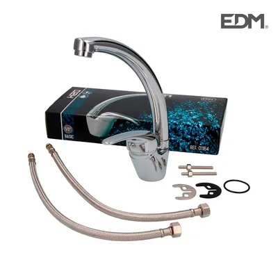 EDM Grifo monomando de fregadero, caño alto – foto 4