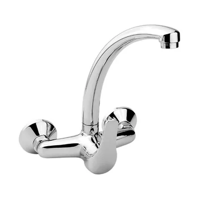 EDM monomando de fregadero, caño tubo de pared, serie H2O