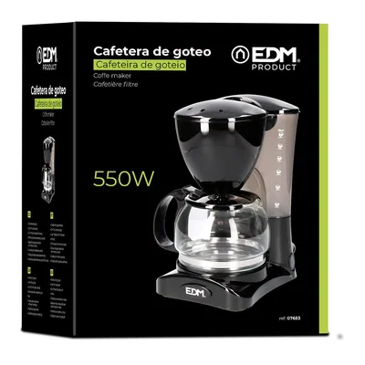 EDM Cafetera de goteo 6 tazas 550W – foto 2