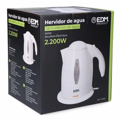 EDM 07655 hervidor de agua eléctrico Kettl 2200W 1 l – foto 4