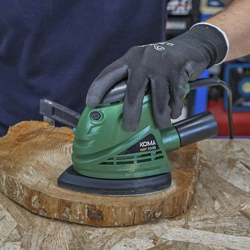 Koma Tools 08707 Lijadora tipo mouse 105 W negro/verde