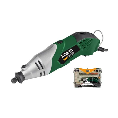 Koma Tools 08709 Mini herramienta rotativa multiusos con accesorios 170 W