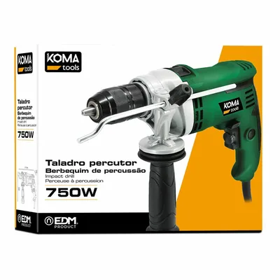 EDM Taladro percutor 750W 12x31,5x22 cm Koma Tools – foto 6