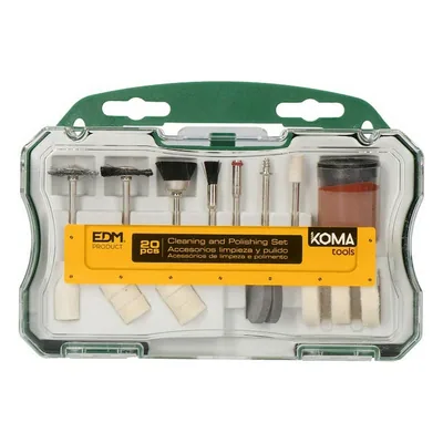 Koma Tools SET 20 accesorios para mini herramienta multiusos rotativa REF: 08709 (pack de 2)