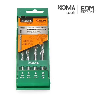 Koma Tools 08742 Juego de Brocas de Widia Estándar - pack de 5 unidades – foto 2