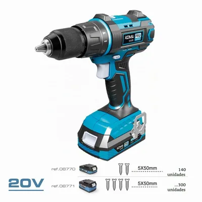 Koma Tools 08750 Taladro percutor atornillador 20 V con cargador – foto 6