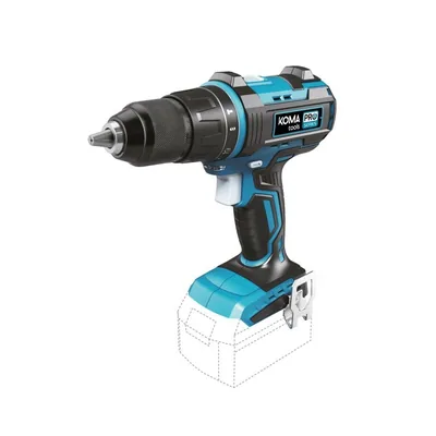Koma Tools Taladro percutor/atornillador 20V brushless portabrocas Ø13mm