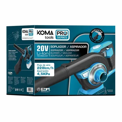 EDM Aspirador soplador Koma Tools Pro Series 20V – foto 8