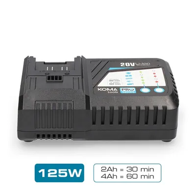 Koma Tools 08773 Cargador rápido de batería 125 W – foto 2