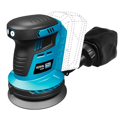 EDM lijadora excéntrica Koma Tools 20V sin batería ni cargador