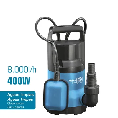 EDM Bomba extracción de agua limpia Koma Tools 400W – foto 4