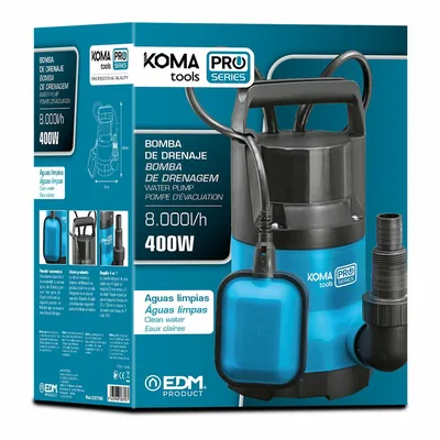 EDM Bomba extracción de agua limpia Koma Tools 400W – foto 8