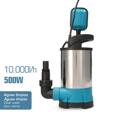 EDM Bomba extracción agua limpia inoxidable Koma Tools 500W – foto 4