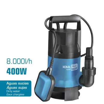 EDM Bomba extracción de agua sucia Koma Tools 400W – foto 3