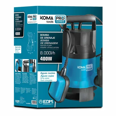 EDM Bomba extracción de agua sucia Koma Tools 400W – foto 6