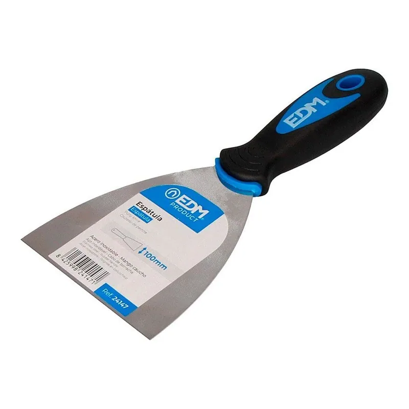 EDM Espátula profesional mango de caucho 100 mm