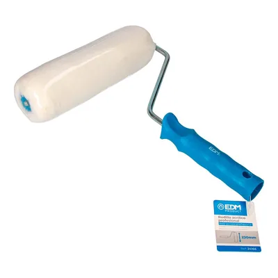 EDM Rodillo profesional acrílico 22cm pelo largo para fachadas y muros – foto 2