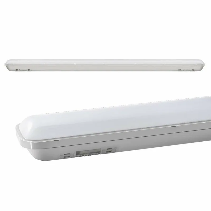 EDM Regleta estanca LED IP65 48W 4000lm 6500K luz fría 8,6x148x6,6cm