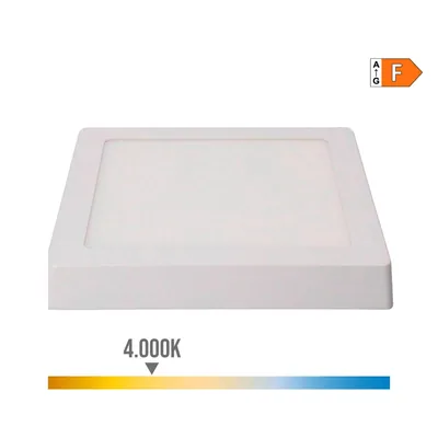 EDM Downlight superficie cuadrado LED 20W 4000K LUZ DIA - 1 unidad – foto 2