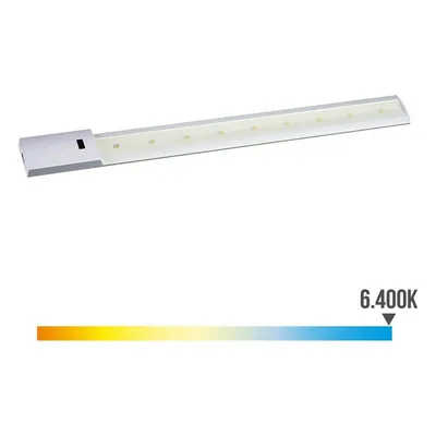 EDM Regleta LED con sensor 10W 780 lúmenes 6400K luz fría 59,9x5,5cm – foto 2