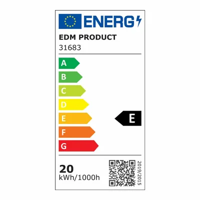 EDM Regleta electrónica LED 20W 6400K luz fría 1900lm 8x59,7x3,1cm – foto 4