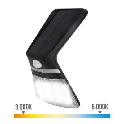 EDM Aplique solar recargable sensor de presencia 3,5W 430 lm – foto 3