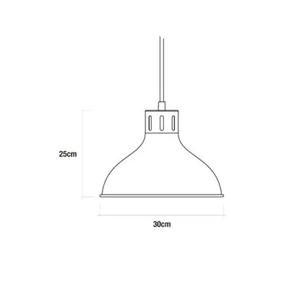 EDM 32111 colgante vintage E27T 60W – foto 2