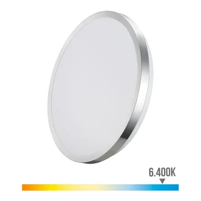 EDM Aplique super LED superficie marco cromado 24W 2490lm 6500K – foto 2