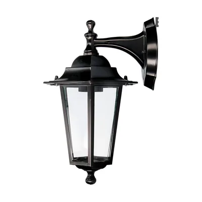 EDM Aplique farol aluminio negro modelo Zurich 60W – foto 1