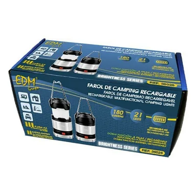Dimatel 36026 farol camping recargable 4 posiciones de luz – foto 2