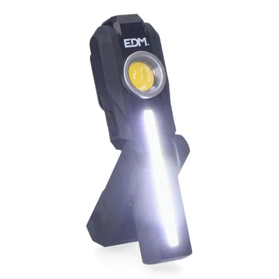 EDM Linterna LED COB redonda 200lm + COB frontal 200lm + spot 50lm – foto 5