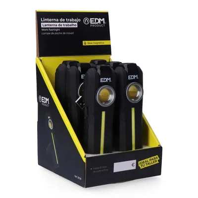 EDM Linterna LED COB redonda 200lm + COB frontal 200lm + spot 50lm – foto 8