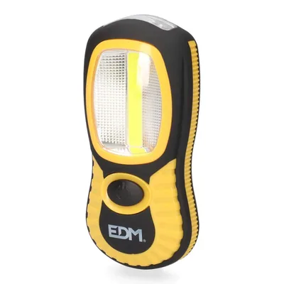 EDM linterna LED COB XL doble función 3W + 1W (pack de 12)