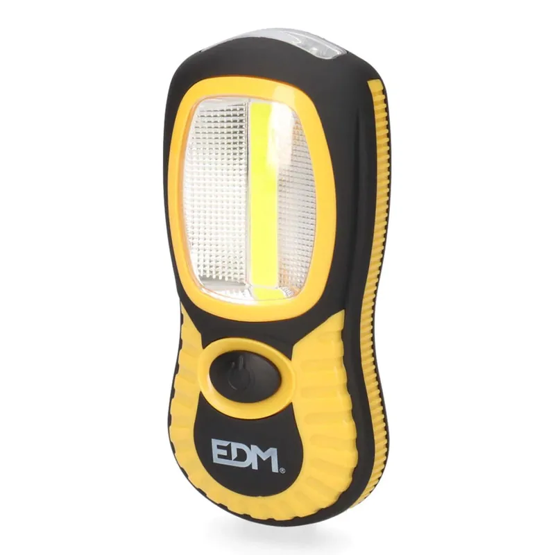 EDM Linterna LED COB XL doble función 3W + 1W