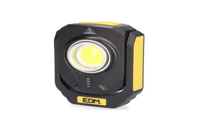 EDM linterna LED compact recargable 10W 900 lúmenes (pack de 5)