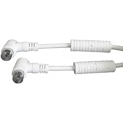 EDM Prol. TV video acodada con filtro 9,5MM 5M blanca - pack de 5 unidades – foto 2
