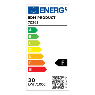 EDM Foco proyector LED sensor presencia 20W 1400 lm luz fría – foto 3