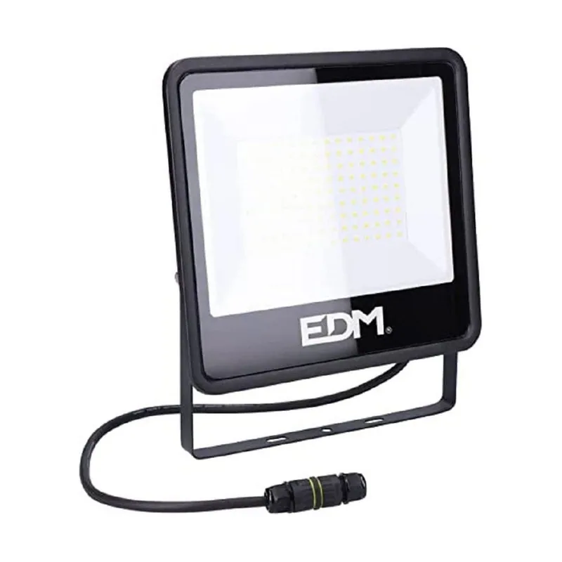 EDM Foco proyector LED Black Series 100W 8200 lm luz día
