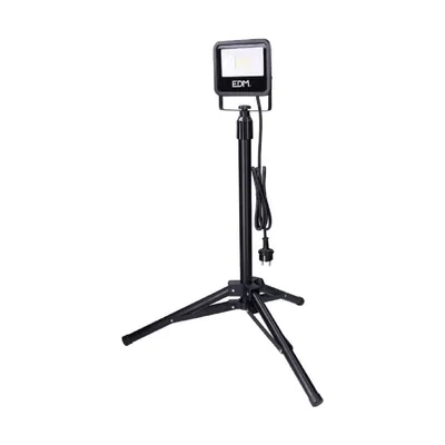 EDM Foco proyector LED con trípode 30W 2370lm 6400K luz fría Black Series – foto 2