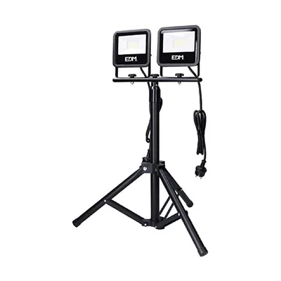 EDM Foco proyector LED trípode doble Black Series 30W 2370lm día – foto 1