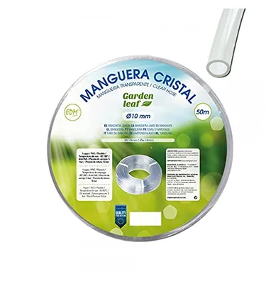 EDM manguera de cristal Ø10mm interior, Ø14mm exterior, rollo 50m