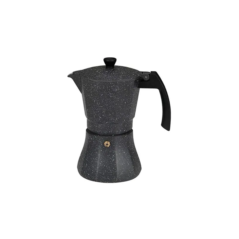 Gourmet Kitchen EDM Product Cafetera de aluminio 6 tazas inducción